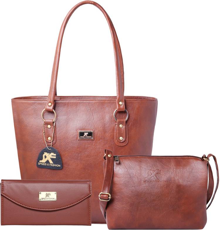Women Brown Shoulder Bag - Regular Size