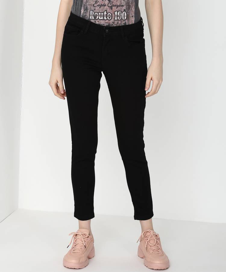 Slim Women Black Jeans