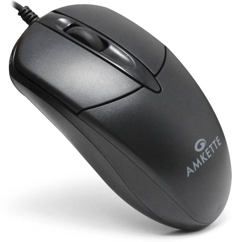 Amkette Kwik Pro 8 USB Wired Optical Mouse