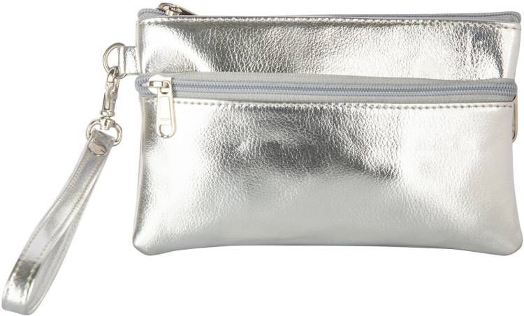 Sports, Formal, Casual Silver  Clutch