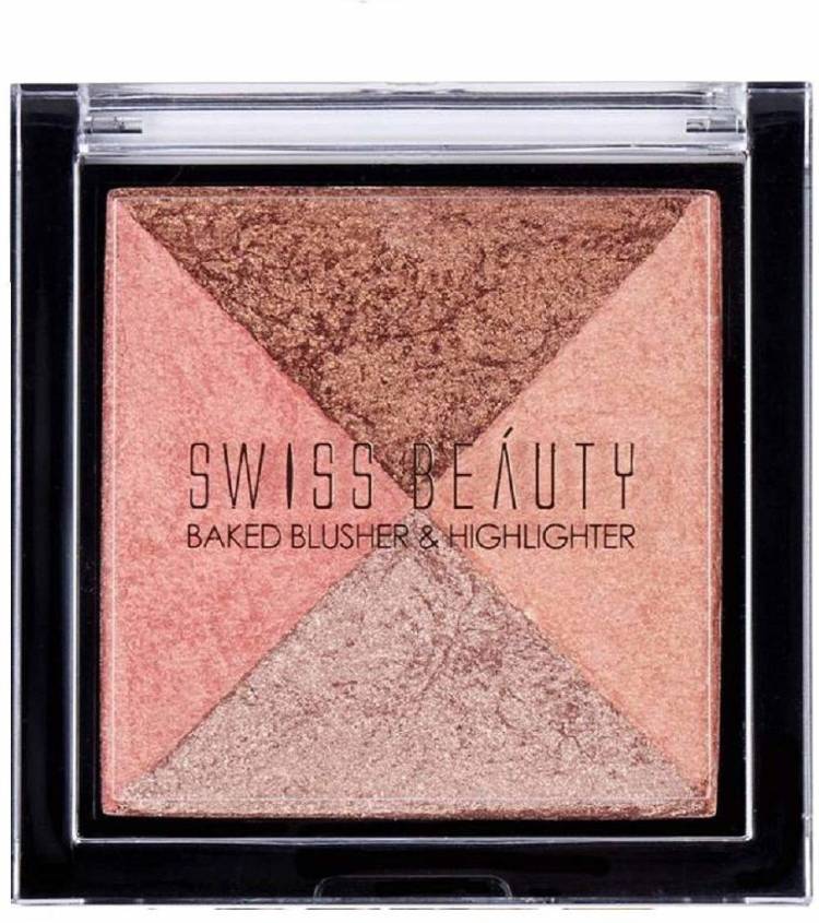 SWISS BEAUTY Westfield Collections Baked Blusher & Highlighter (7g, ColorSet-01) Price in India