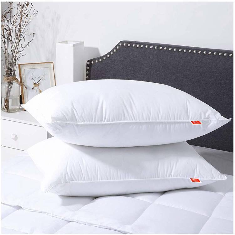 Kanushi Industries Microfibre Solid Sleeping Pillow Pack of 2