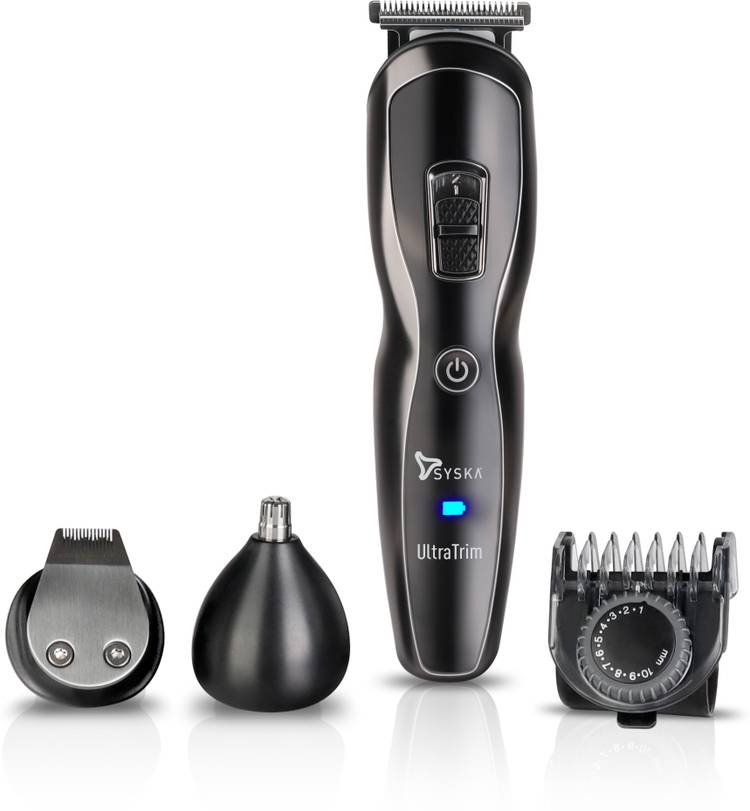 Syska HT3333K  Runtime: 60 min Trimmer for Men