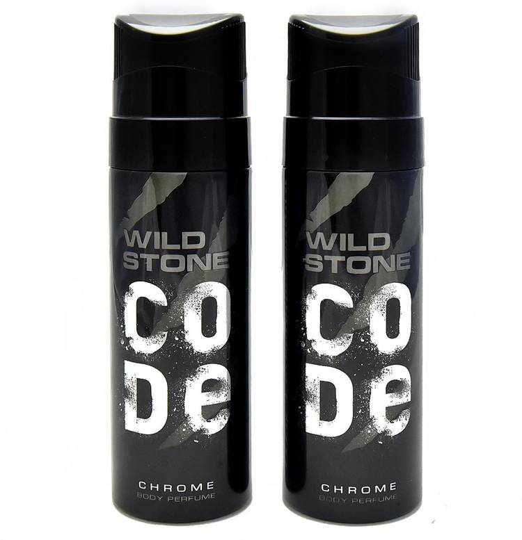 Wild Stone Code Chrome No Gas Deodorant Spray  -  For Men