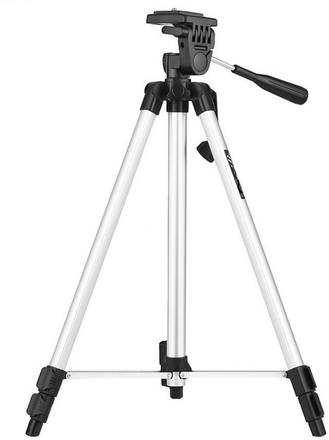 RFV1 (tm) 330A 55 inch Lightweight Tripod Aluminum Tripod (55-Inch), Universal Lightweight Tripod with Mobile Phone Holder Mount & Carry Bag for All Smart Phones, Gopro, Cameras Tripod