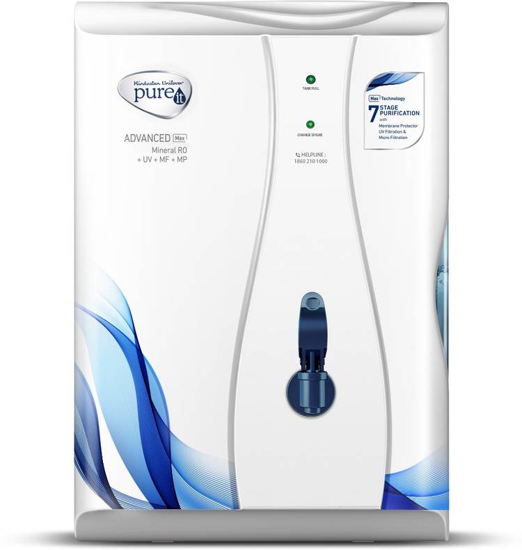 Pureit by HUL Advanced Max 6 L Mineral RO + UV + MF + MP Water Purifier