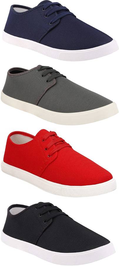 Combo Pack of 4 Casual Sneakers With Sneakers For Men