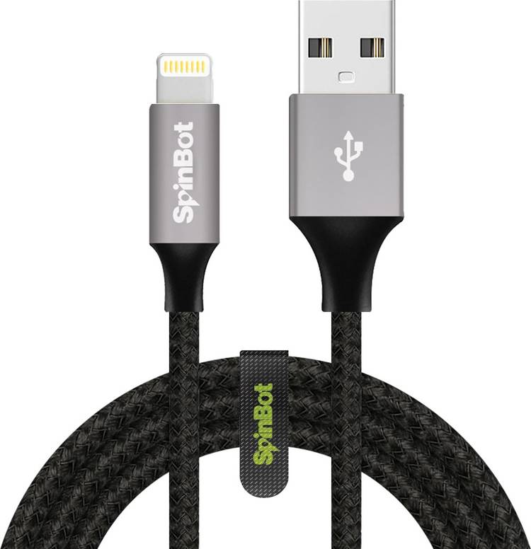 SpinBot ChargeUp 3 A 1.5 m Lightning Cable