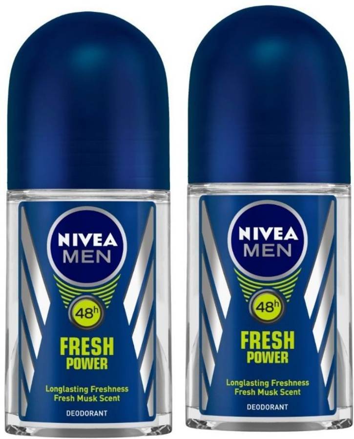 NIVEA MEN Fresh Power Deodorant Roll-on  -  For Men