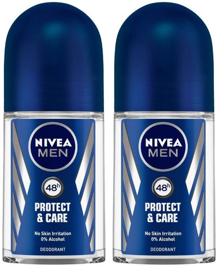 NIVEA MEN Protect and Care Deodorant Roll-on  -  For Men