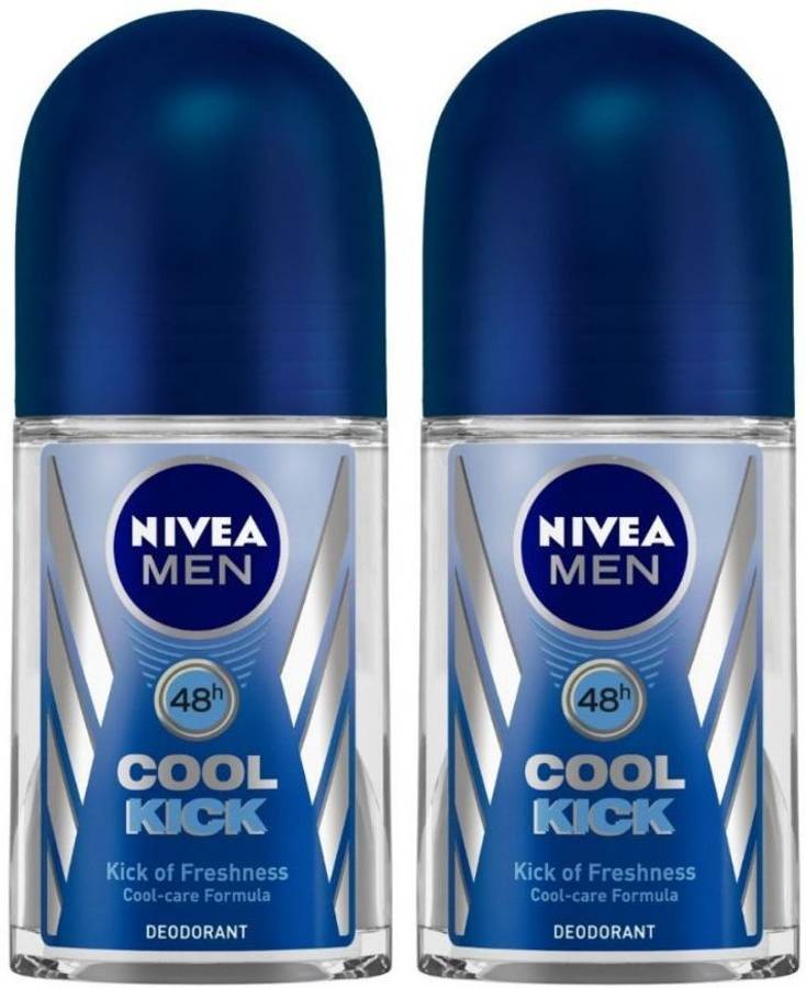 NIVEA Coolkick Deodorant Roll-on  -  For Men