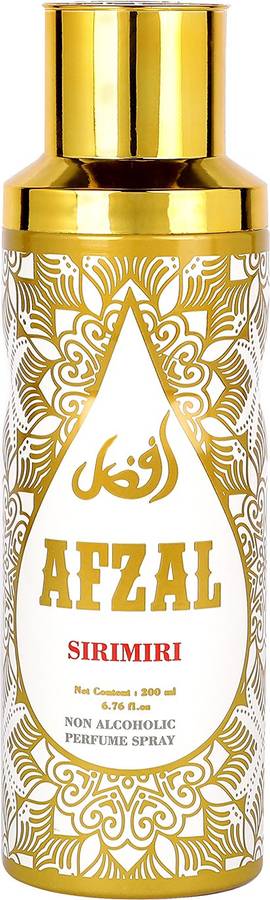AFZAL Premium Non Alcoholic Sirimiri Deodorant 200ml Deodorant Spray  -  For Men & Women