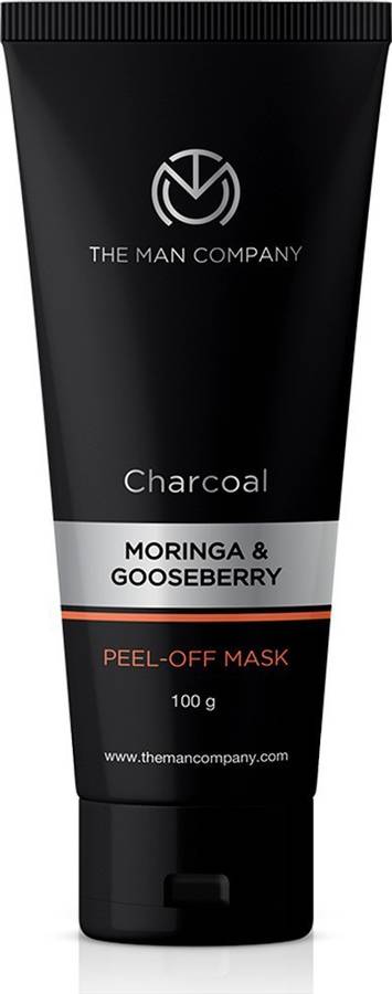 The Man Company Charcoal Anti pollution Peel Off Mask to remove Blackheads, dead skin