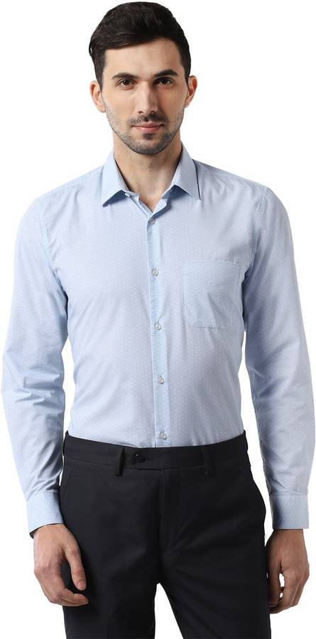 Men Printed Formal Spread Shirt