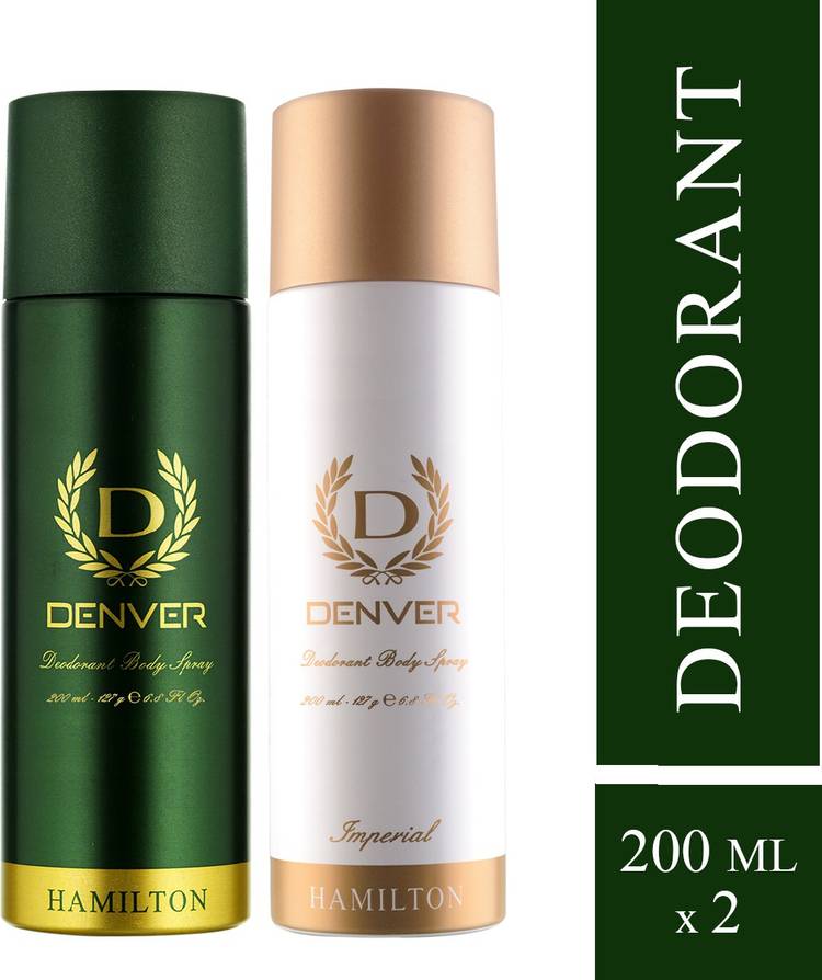 Denver Hamilton and Imperial Combo Deodorant Spray - For Men