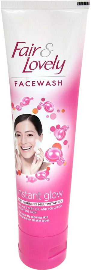 Fair & Lovely Instant Glow with Fairness Face Wash Price in India