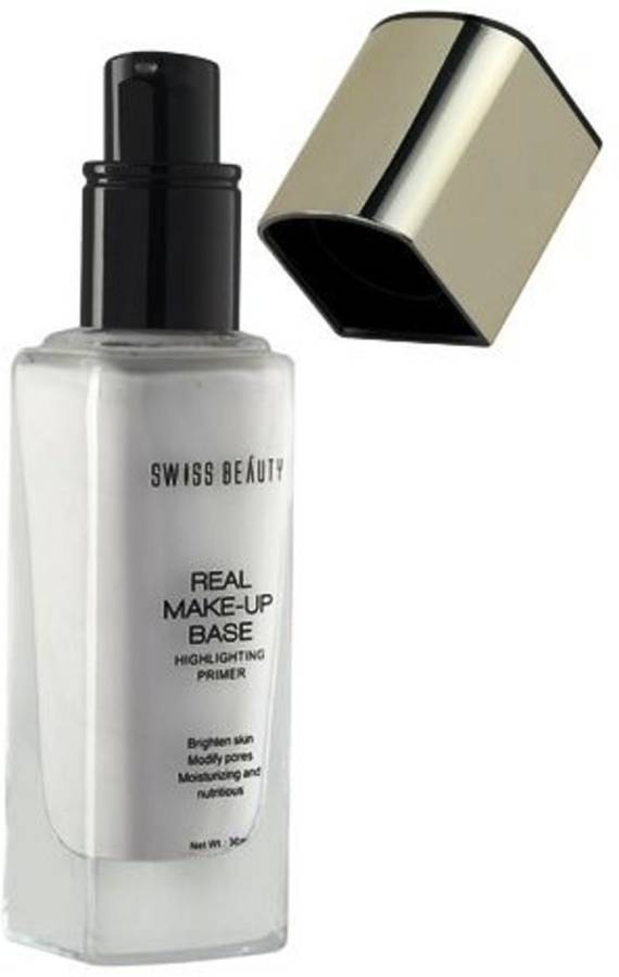 SWISS BEAUTY Real Make-Up Base Highlighting Primer Golden Tint Highlighter Price in India