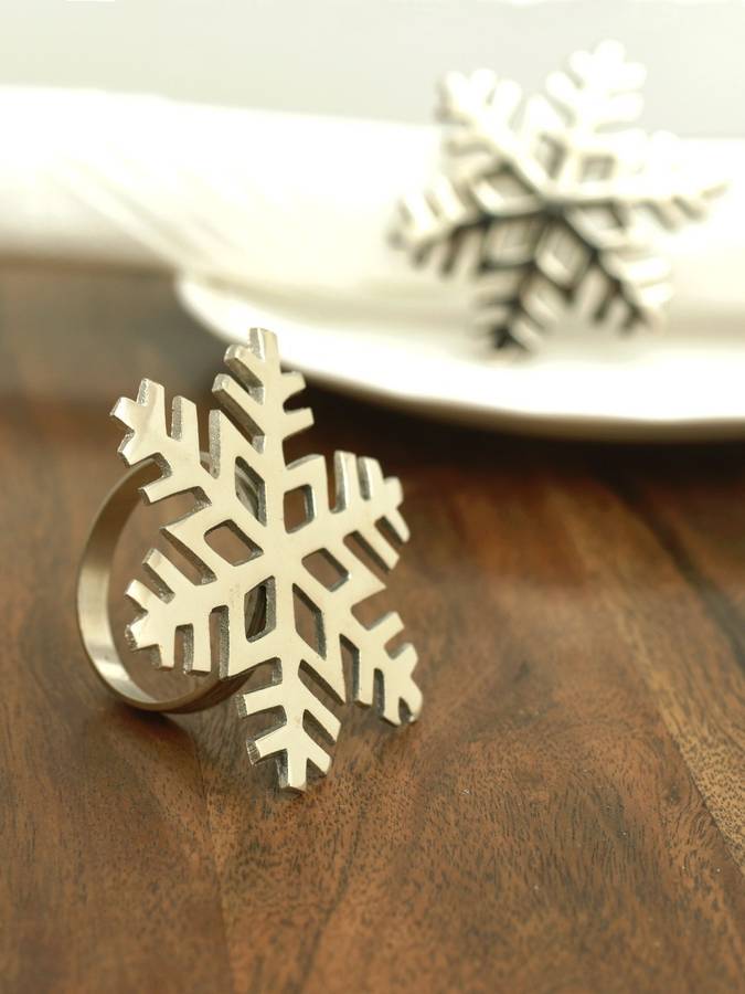 CASA DECOR CDNPR004 Set of 6 Napkin Rings