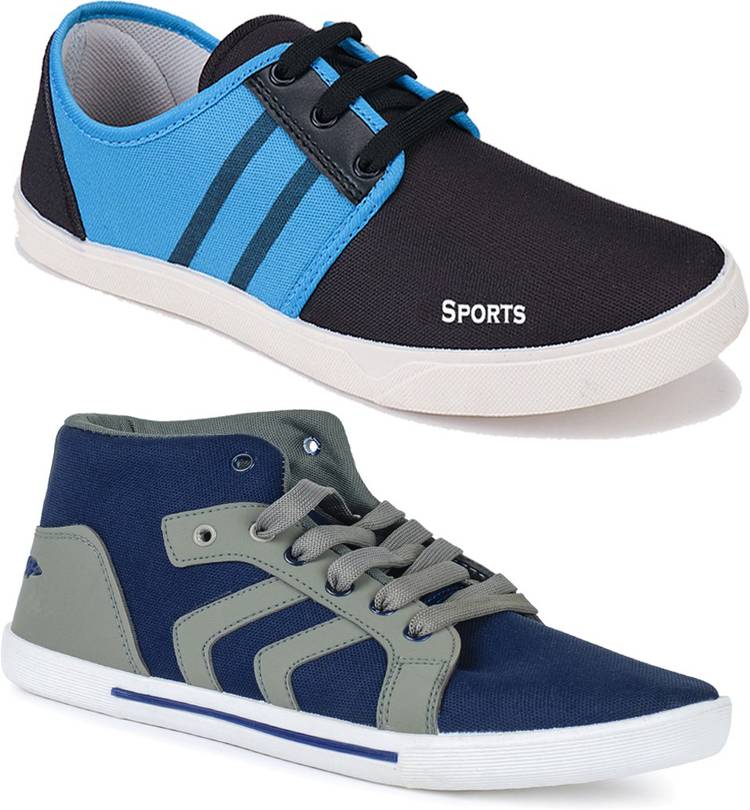 Combo Pack of 2 Top Rated, Best Rates Training Shoes, Walking Shoes, Gym Shoes, Sports Shoes, Running Shoes, Cricket Shoes, Hockey Shoes, Vollyboll Shoe Sneakers For Men