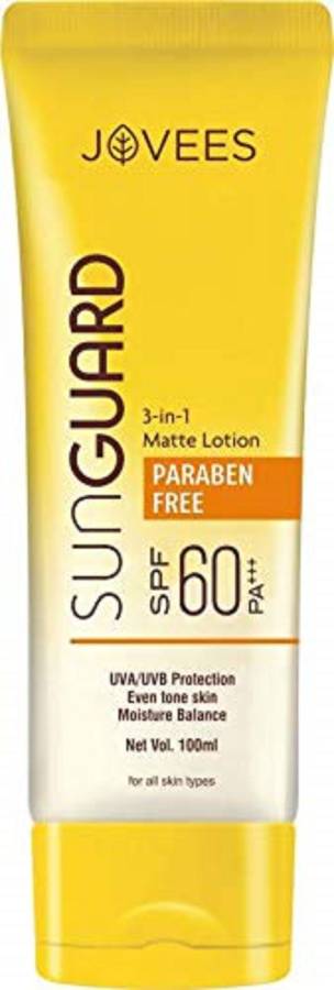 JOVEES Sun Guard Lotion SPF 60 PA+++ - SPF SPF 60 PA+++ Price in India