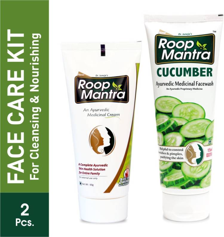 Roop Mantra Care Combo Kit (Face Cream 60gm + Cucumber Face Wash 115ml) Price in India