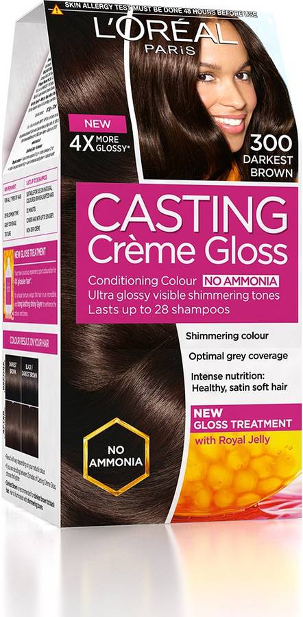 L'Oreal Paris Casting Creme Gloss , Darkest Brown 300