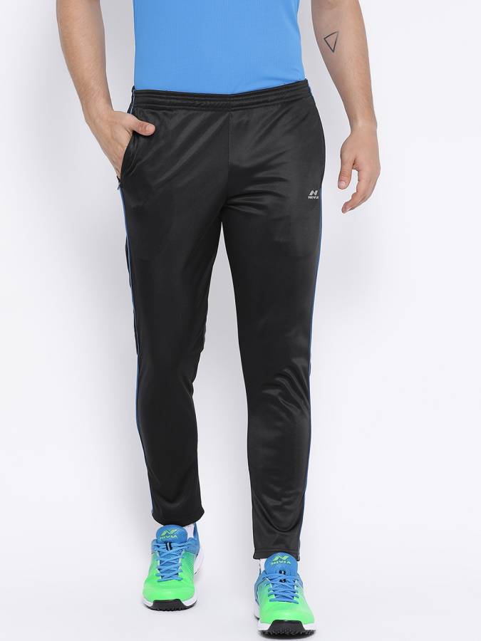 SUPERPOLY Solid Men Black Track Pants