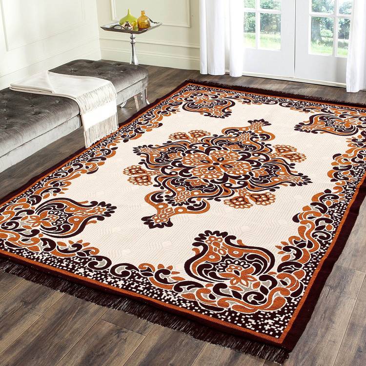 Flipkart SmartBuy Brown Cotton Carpet