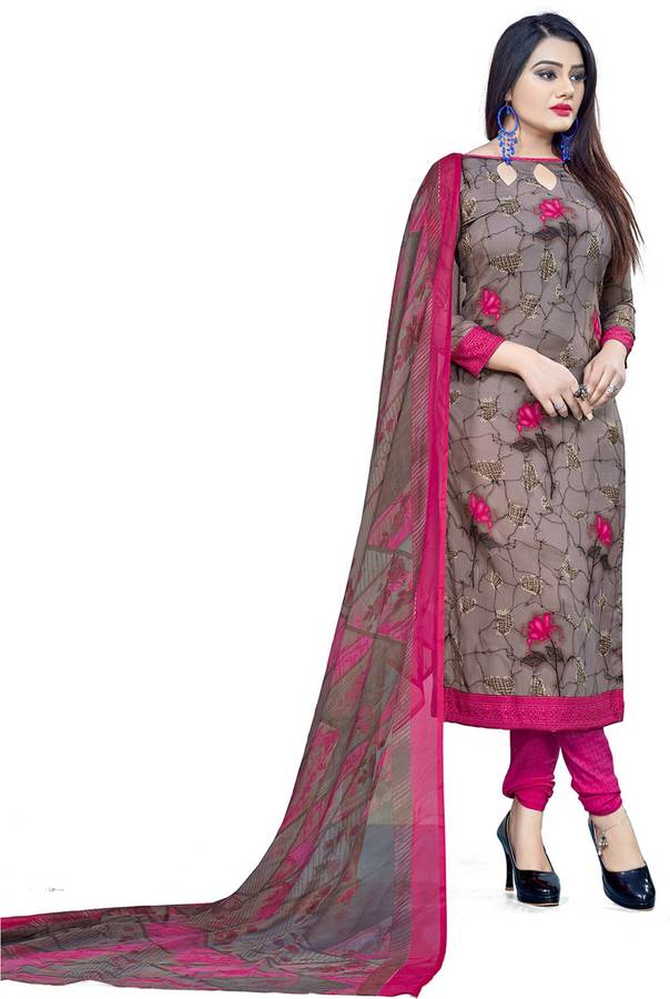 DIVI Crepe Printed Salwar Suit Material