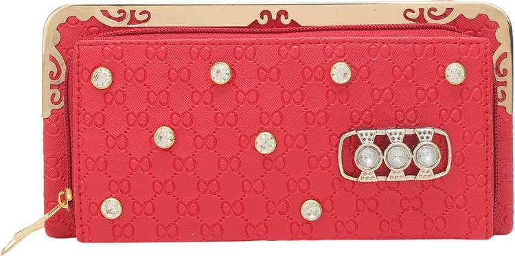 Talat Fashion Casual, Party, Formal, Sports Red  Clutch