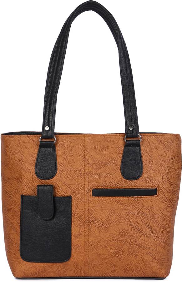 Women Brown, Black Shoulder Bag