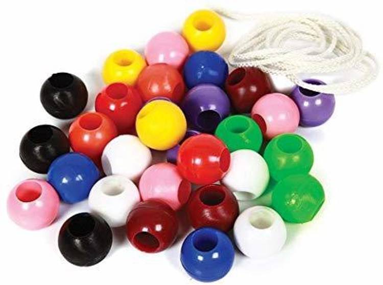 Cloud-Mart Plastic Beads Fun Puzzle Game for boys and girls multicolor