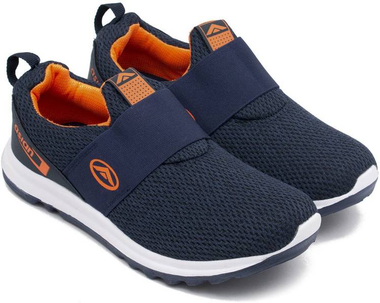 Prime-01 laceless sports shoes for men | Latest Stylish Casual sneakers for men without laces |running shoes for boys | Slip on blue shoes for running, walking, gym, trekking & party Running Shoes For Men