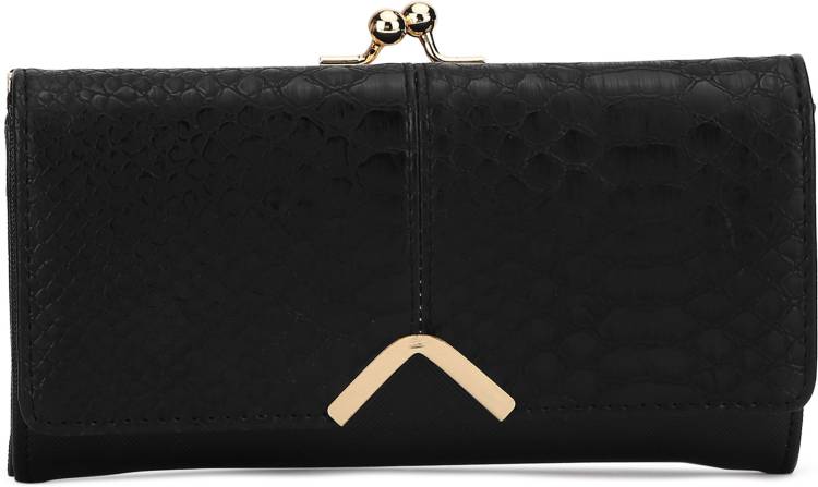 Casual Black  Clutch  - Regular Size Price in India