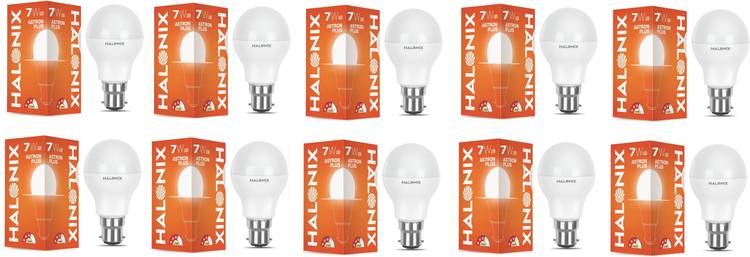 Halonix 7 W Round B22 LED Bulb