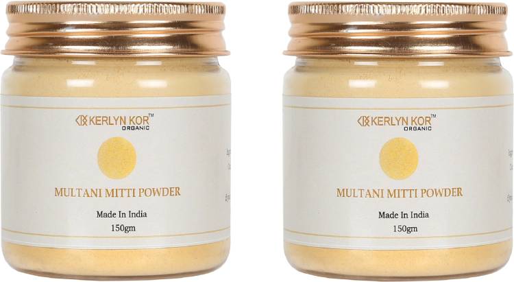 Kerlyn Kor Natural Multani Mitti Powder (Pack of 2 ) -300 gm Price in India