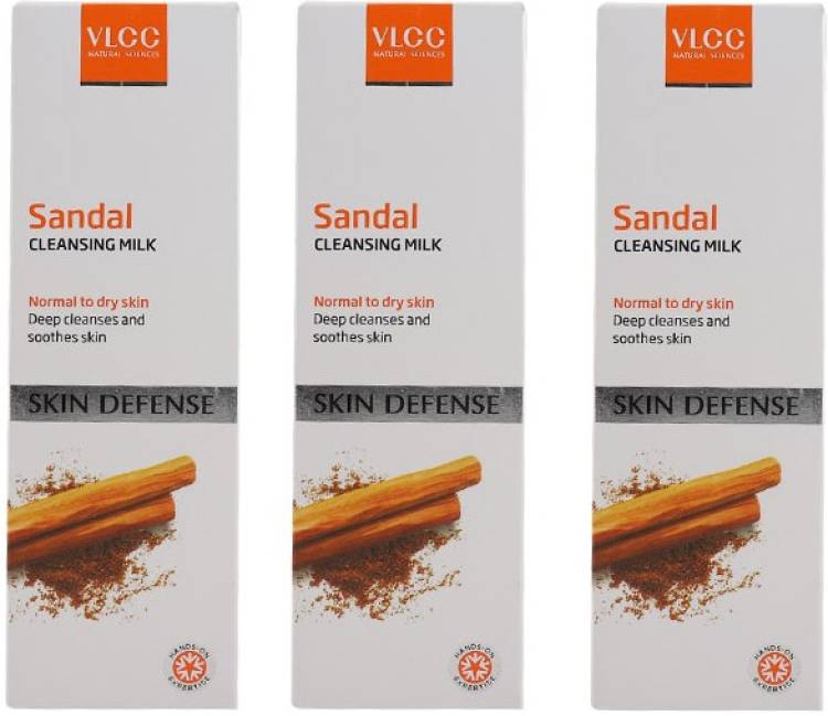 VLCC 3 Sandal Cleansing Milk Price in India