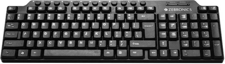 ZEBRONICS KM-2100 Wired USB Desktop Keyboard