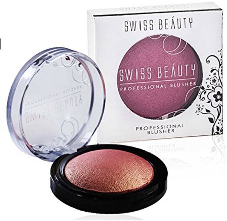 SWISS BEAUTY Professional Blusher Lovely Pink SB-802-6 Price in India