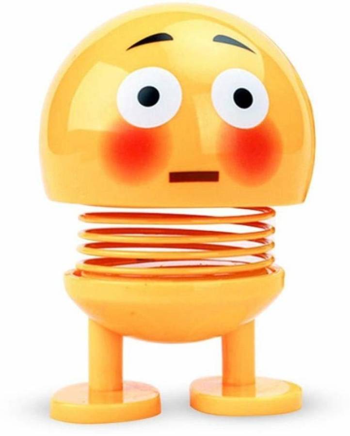 DELMOHUT Smiley Spring Doll, Cute Emoji Bobble Head Dolls