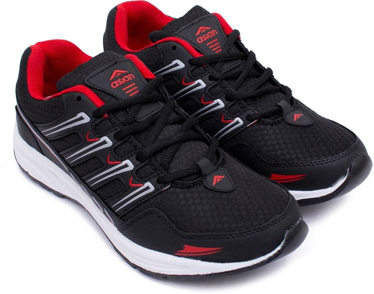 wndr-11 sports shoes for men | Latest Stylish Casual sport shoes for men |running shoes for boys | Lace up Lightweight black shoes for running, walking, gym, trekking, hiking & party Running Shoes For Men