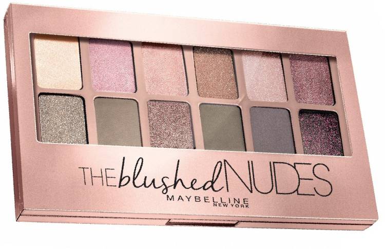 MAYBELLINE NEW YORK The Blushed Nudes Eyeshadow Palette 9 g Price in India