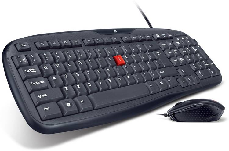 iBall Wintop Deskset(USB V3.0 Keyboard + Mouse) Wired USB Laptop Keyboard