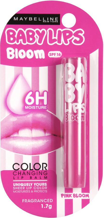 MAYBELLINE NEW YORK Baby Lips Bloom Color Changing Lip Balm PINK BLOOM Price in India