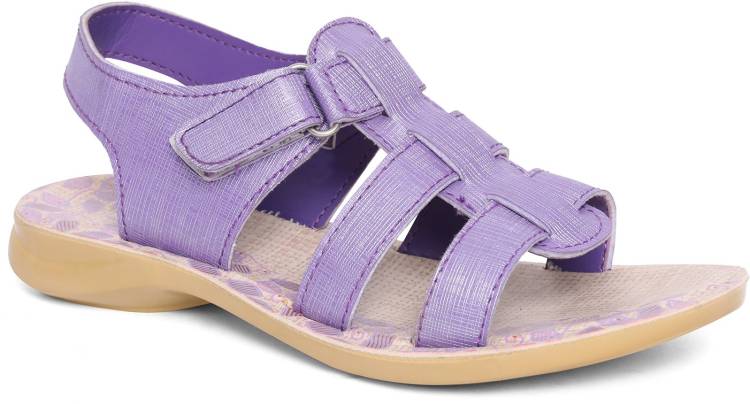 Women PU0671RP Purple Flats Sandal Price in India