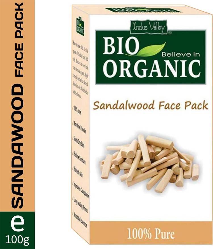 Indus Valley BIO Believe-in-Organic Sandalwood Face Pack Powder