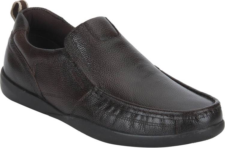 Leather Semi-formals Slip On For Men