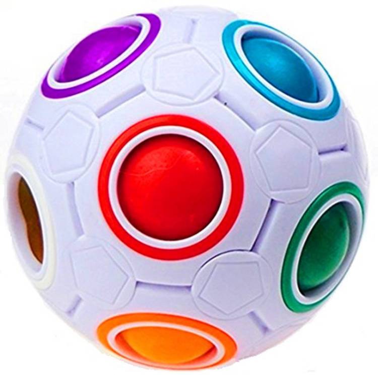 Kiditos Rainbow Ball Magic Goti Cube Puzzle Toy for Kids