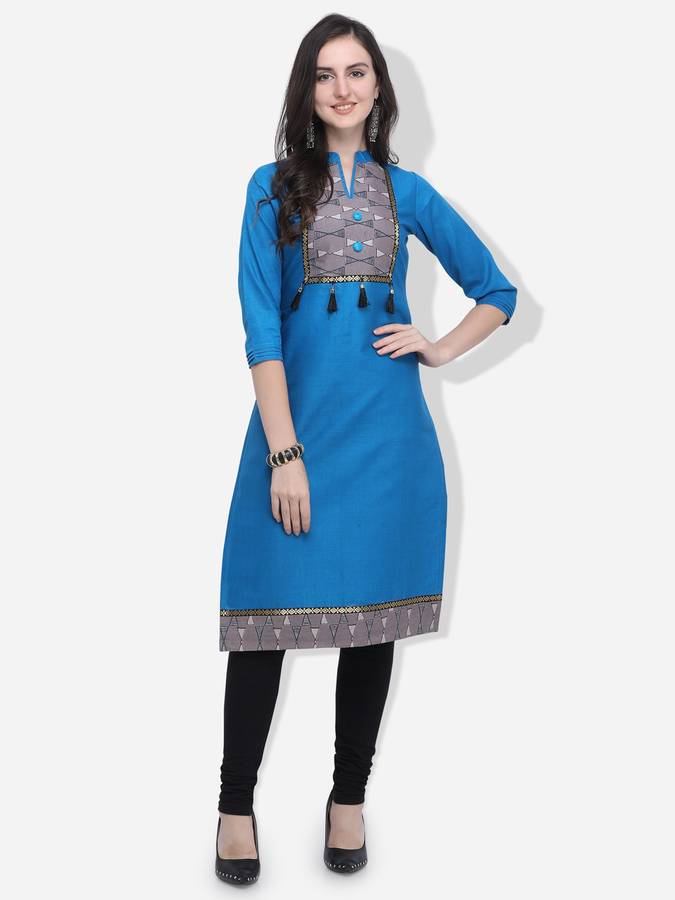 Cotton Self Design Kurta Fabric