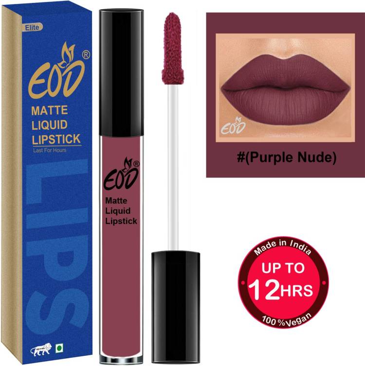 EOD Ultra Soft Matte Lip Cream Liquid Lipstick Non Transfer Set no 180 Price in India